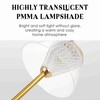 LED Crystal Table Lamp Bedroom Study Room Rechargeable Night Lamp