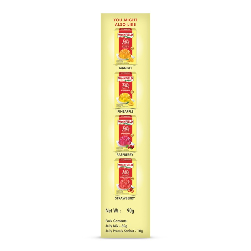 WeiKFiELD Since 1956 Veg. Jelly Crystal Orange 90Gm 3.2 Oz