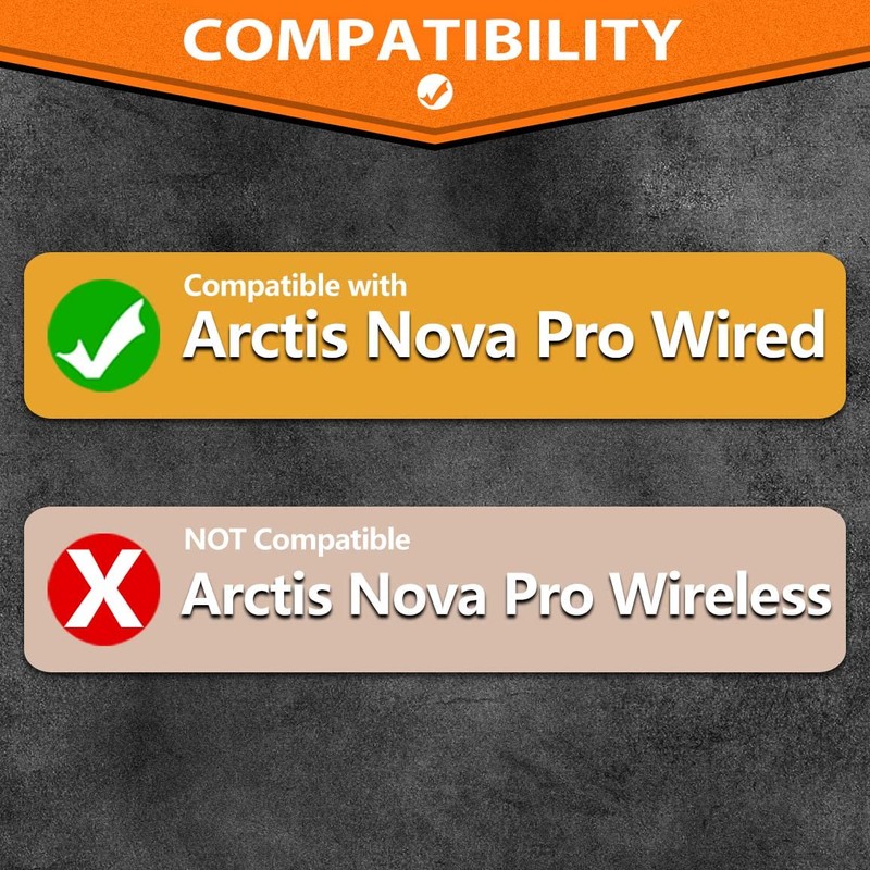 Nova Pro Wired Replacement Earpads for Arctis Nova Pro Wired