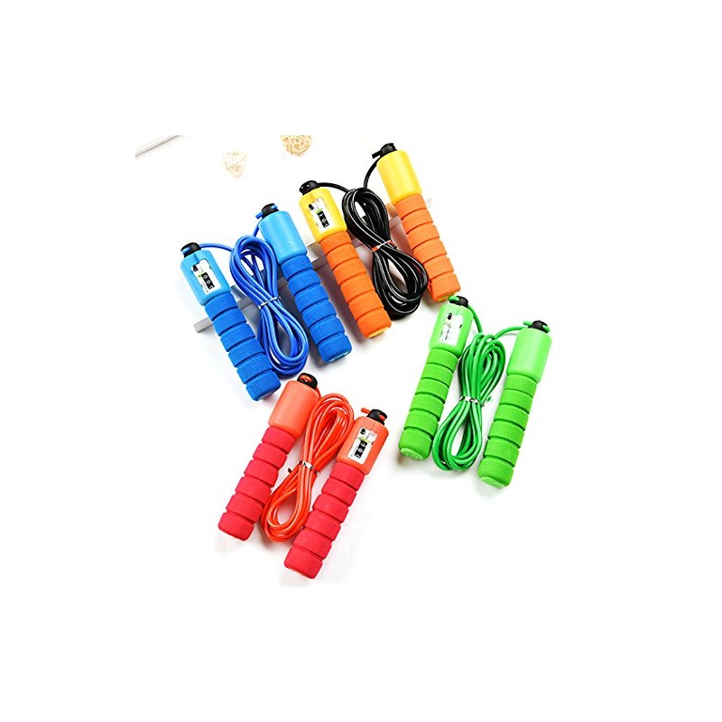 ZooooM ZM-JR3879-YE Jump Rope with Counter for Training, Approx. 11.3