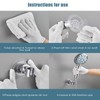 Wall Mount Hand held Shower Head Holder - 360-degree Adjustable
