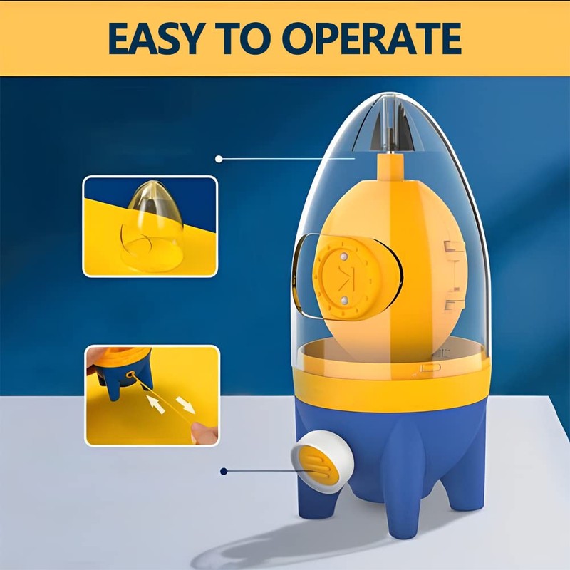 Egg Yolk Mixer with Pulling Rope, Egg Scrambl-er Shaker, Quick