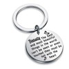 Helen Keller Quote Keychain The Best and Most Beautiful Things