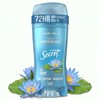 Secret Invisible Solid Antiperspirant and Deodorant, Waterlily Scent, 2.6 oz