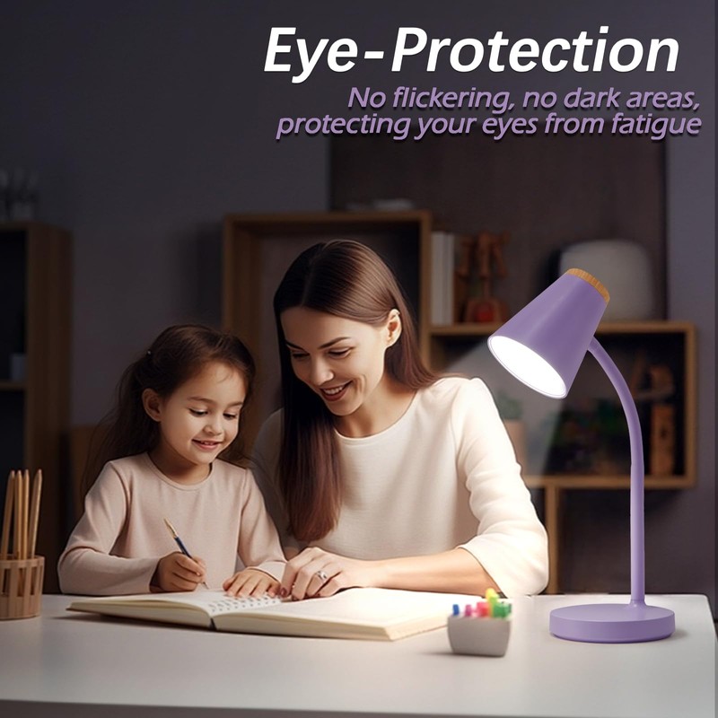 EJIAXIN Desk Lamps for Home Office - Small LED Desk