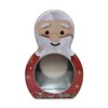 your castle Christmas Santa Claus Window Tin Cookie Tin Decorative