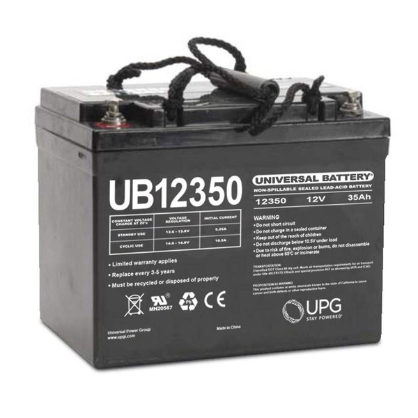Universal Power Group UB12350 12V 35AH SLA Internal Thread Battery for Amigo Mobility Sport