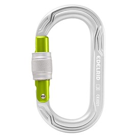 Edelrid Oval Power 2500 Screw Gate II (Color: Silver)