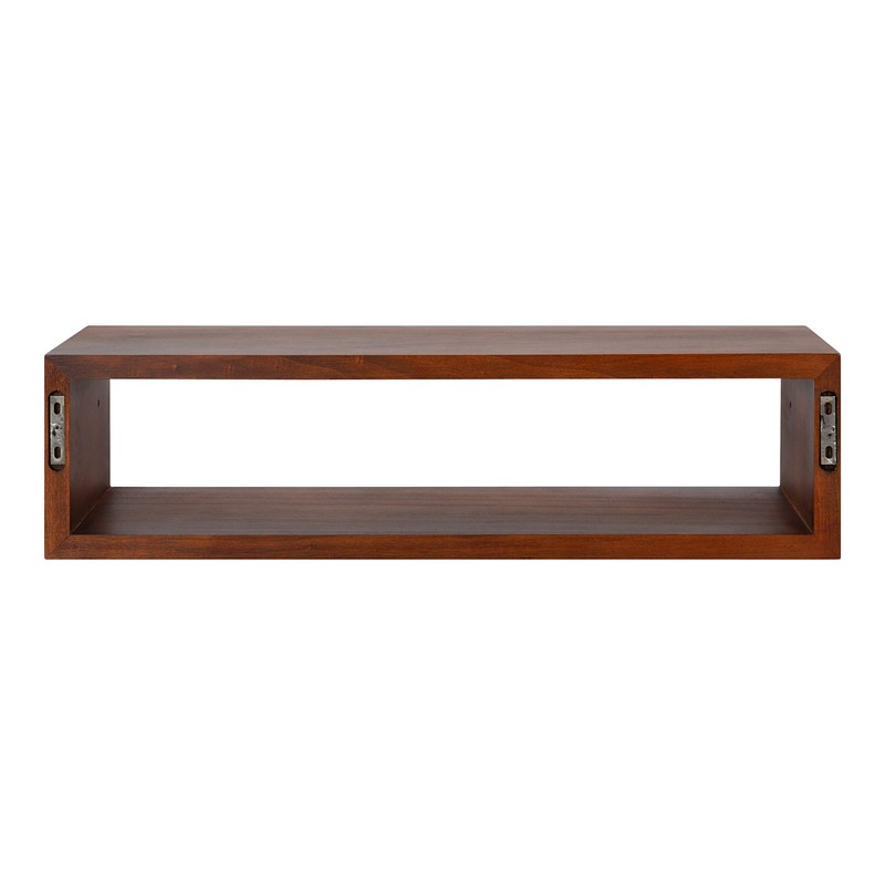 Kate and Laurel Holt Modern Floating Wood Wall Shelf, 30