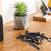 MABAHON 10 Pieces Headlamp Helmet Clips Headlight Helmet Light Clips