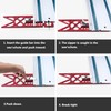 Aluminum Track Saw Square Guide 13.4"CNC Milled 90° Right Angle