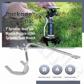 ZHIXING 42064 Sprinkler Head Tool Wrench Sprinkler Head Rotor Adjustment Tool Fits for Pop-up Impact Sprinkler LG-3 Mini-Paw AG-5 & 2045A Maxi-Paw