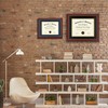 Minesaxel Diploma Frame 14x17 with Black Mat Fits Document, Certificate