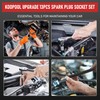 13pc 3/8" Spark Plug Socket Set with Installation Tube, 3/8"