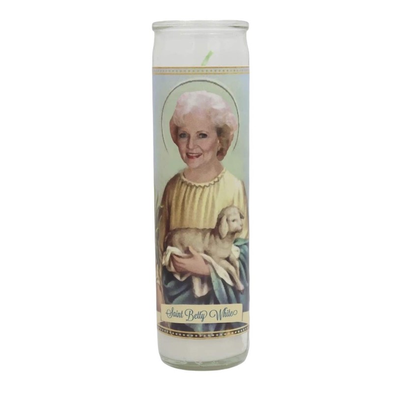 Betty White Devotional Prayer Saint Candle