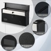 xydled Mailbox with Key Lock, Locking Wall Mount Mail Boxes