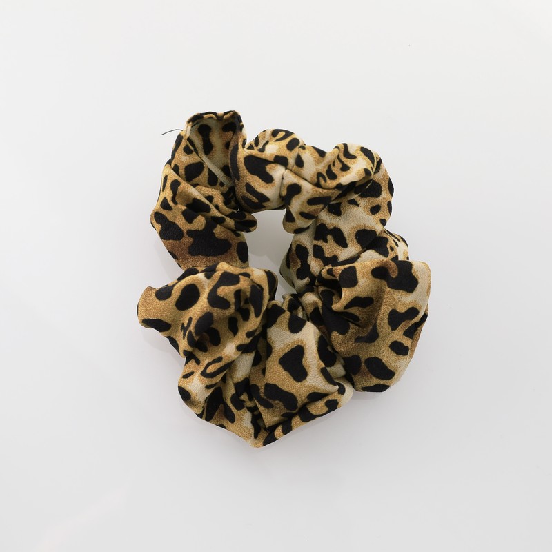 Leopard pattern scrunchie / 호피 무늬 스크런치