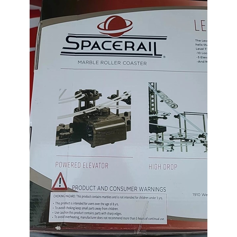 SpaceRail Marble Roller Coaster Level 7.1, NIB, STEM Toys