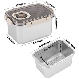 CODOHI 304 Stainless Steel Loaf Bread Pan with Lid, 7.3x4.9x4.3 Inch Deep Loaf Bread Baking Time Recording Nonstick Pans Airtight Lids for Homemade Meatloaf Sourdough