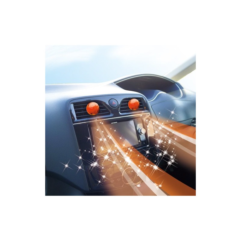 カーオール(CARALL) キューエア2個パック シルキーブリーズ 車用消臭・芳香剤(エアコンルーバー用) 2.4g×2個 3096