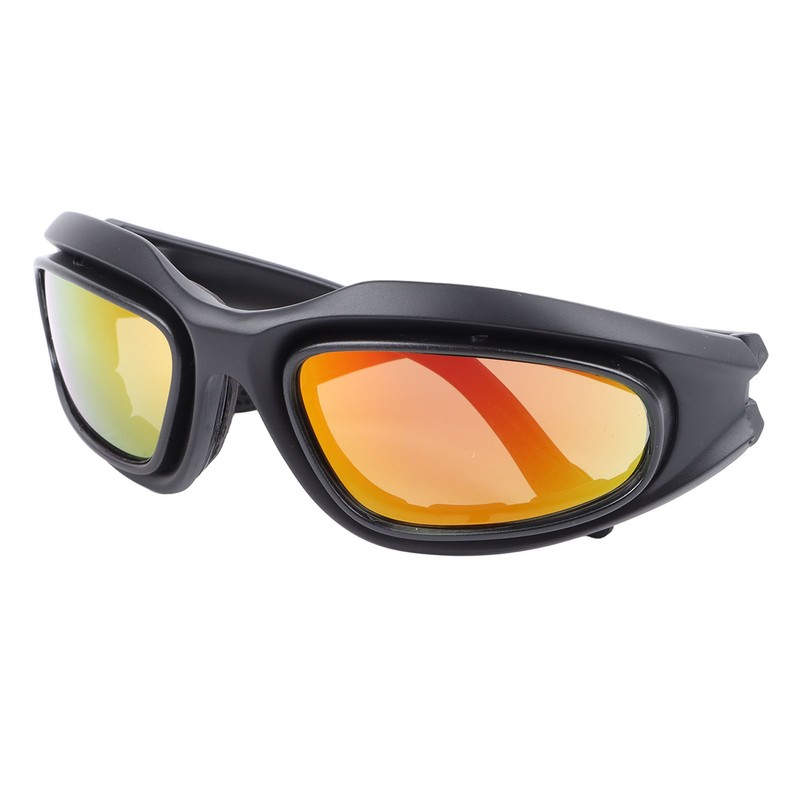 Polarized Motorcycle Riding Goggles Reduce Glare Full Frame Windproof Cycling