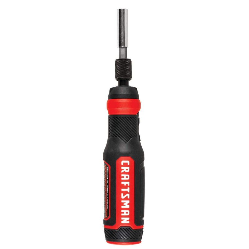CRAFTSMAN Cordless Screwdriver, 4V, 8-Piece Set (CMHT66718B6)