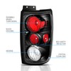 AmeriLite Black Replacement Brake Tail Lights Set for 1997-2002 Ford