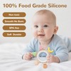 Hooku Silicone Teethers for Babies 6-12 Months, Teething Toys for