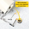 Lymоrехаn Toilet Installation JackStainless Steel Foldable Toilet Cart Jack with