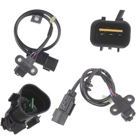 higherbro 2pcs Crankshaft + Camshaft Position Sensor Kits for 2003-2006 Hyundai Santa Fe 3.5L; 2005-2006 Kia Amanti