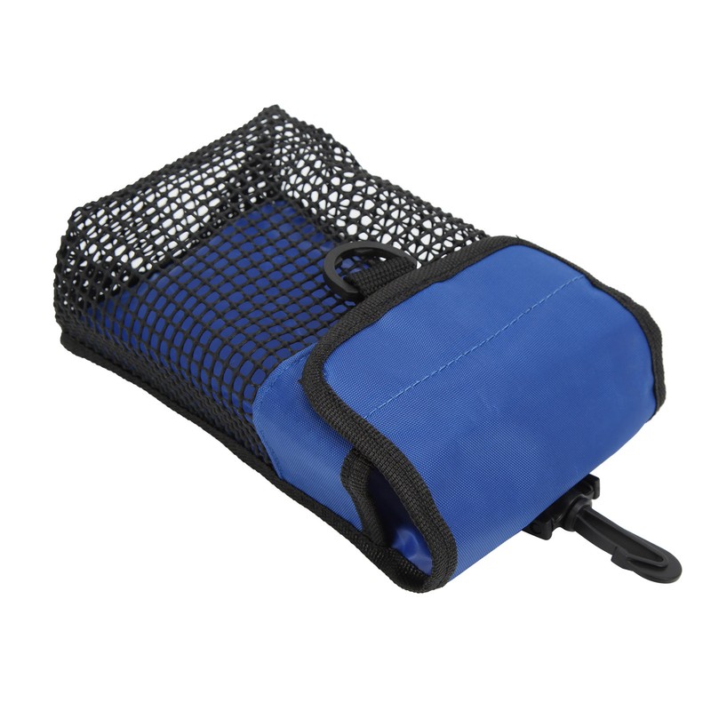 21x14cm Portable Diving Mesh Gear Bag with Hang Buckle Lightweight