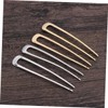WOONEKY 4-pack u Shaped Hair Alloy Hair Clips for Women