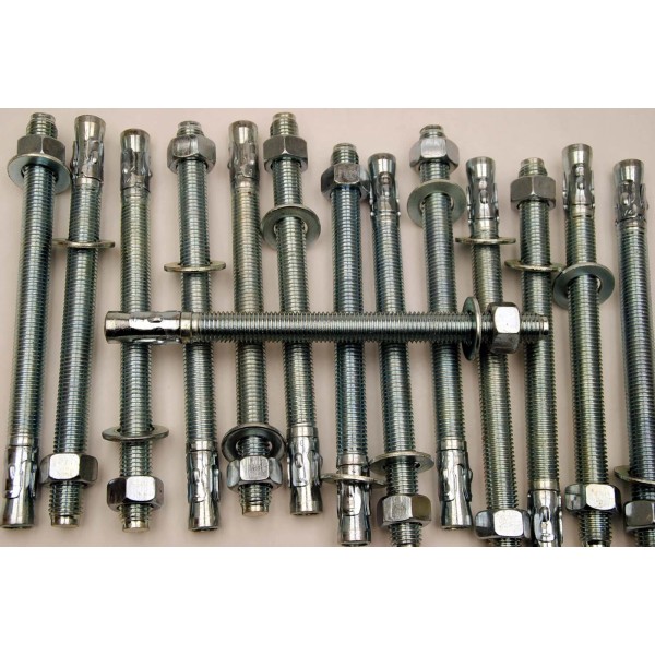 Lexar Industrial (6) Concrete Wedge Anchor Bolts 3/4 x 10