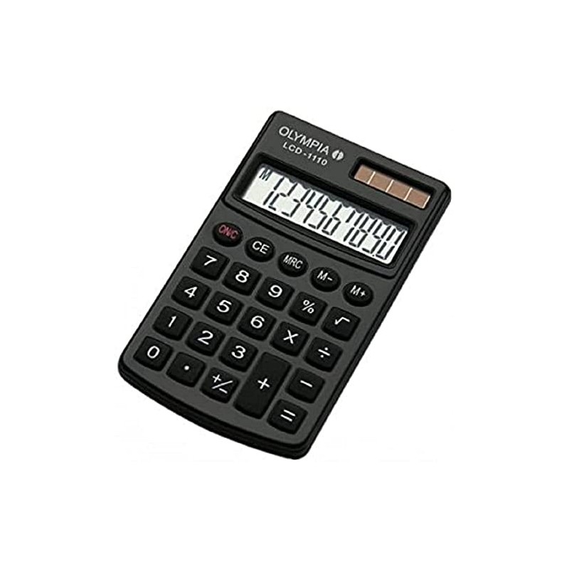 Olympia 941901001 Taschenrechner LCD - 1110, schwarz
