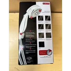 Delta 7 Setting Sprays Handshower Hand Held Shower Head Chrome Silver 75701CSN