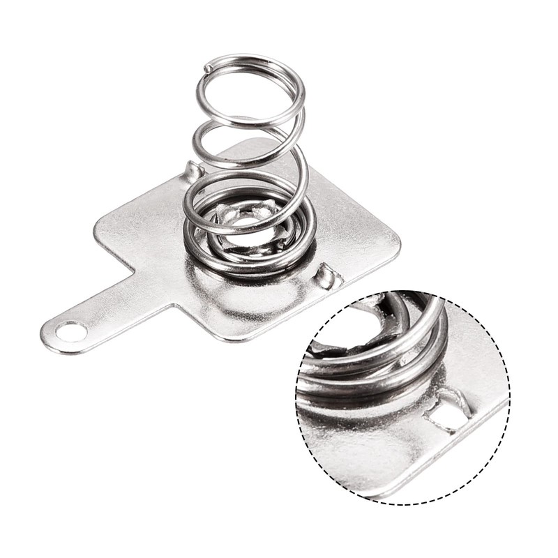 MECCANIXITY Battery Spring Plate AA Battery Spring Contact Nickel Plate