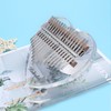 17 Key Crystal Small Kalimba Set Lightweight High Hardness Mini