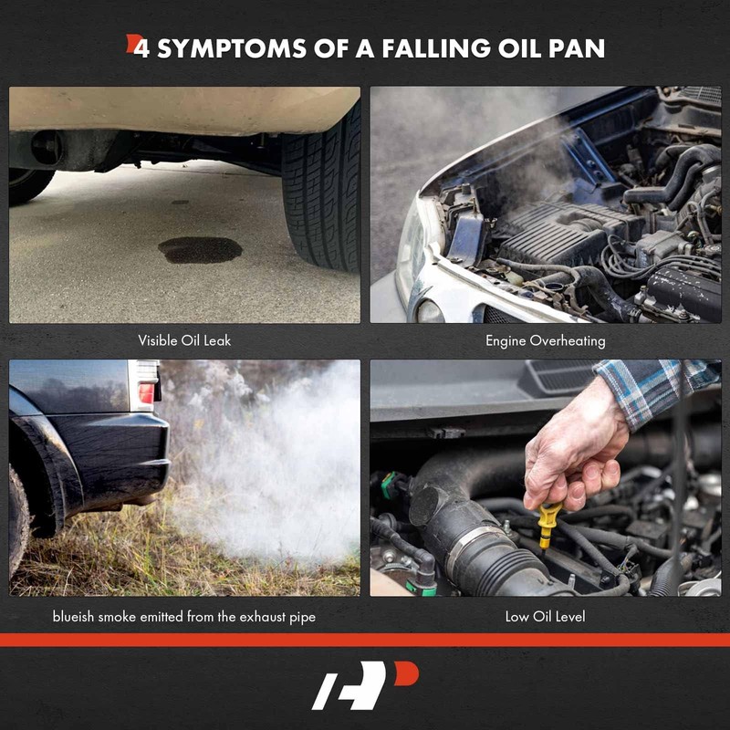 A-Premium Lower Engine Oil Pan Sump with Drain Plug Compatible