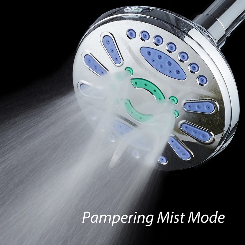 AquaStar Elite High-Pressure 6-setting Extra-Large Luxury Spa Shower Head with