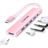 LENTION Hub USB C con HDMI 4K, PD 100W, USB-A