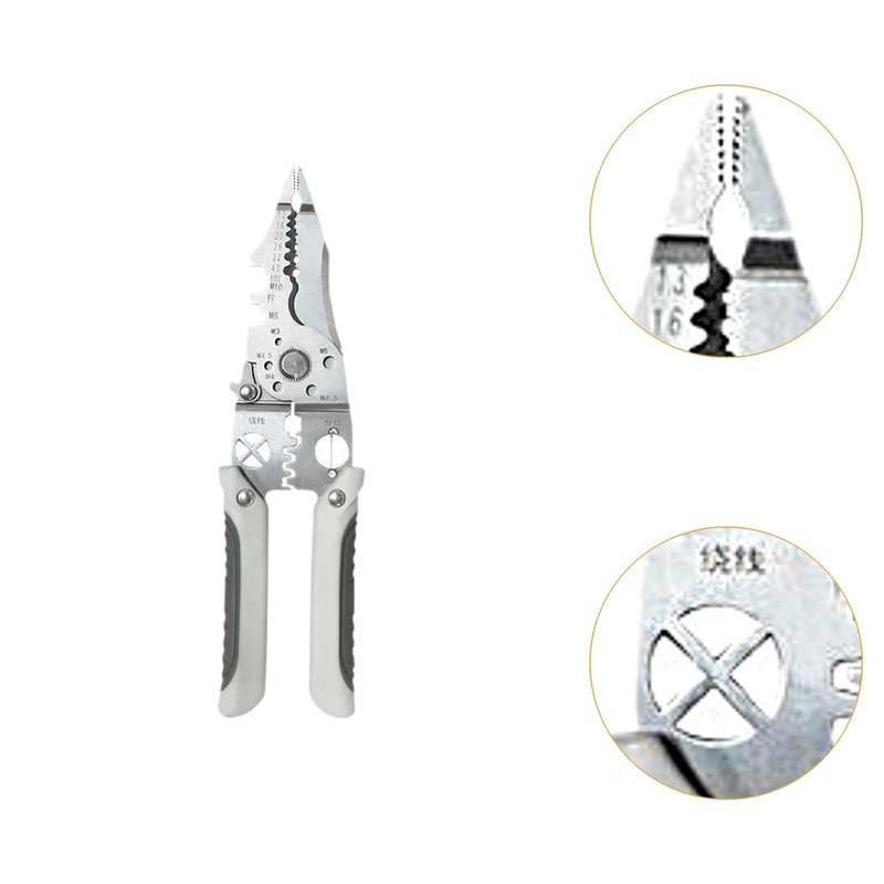 F Fityle Wire Cutter Wire Stripper Tool Parallel Wiring Crafting