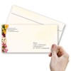 25 envelopes (without window), spring, colourful tulips DIN long (220