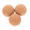Kisangel 3pcs Regulation Foosball Balls Cork Balls for Enhanced Playing