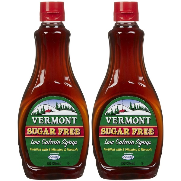 Maple Grove Farms Vermont Sugar Free Syrup - 12 oz (Pack of 2)