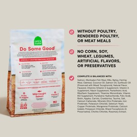 Open Farm, Skin & Coat Health Dog Food, Veterinarian Formulated Kibble with Salmon Oil and Vitamin E to Support Healthy Skin & A Shiny Coat, Wild-Caught Salmon & Oatmeal Recipe, 22lb Bag