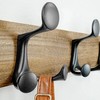 SKOLOO 43-Inch Wood Burnt Coat Rack Wall Mount with 8