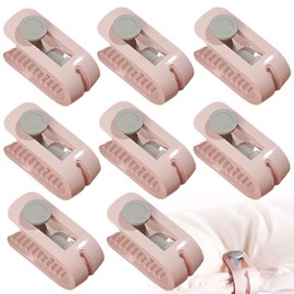 Set of 12 Futon Clips, Duvet Fixers, Quilt Clips for Comforter Fasteners, Lightweight, Compact, Anti-Slip, Easy to Install, Won't Damage Your Comforter, Slip Down Clips