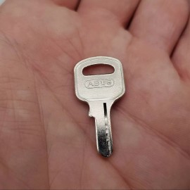 Abus 5x Abus 55/25 KB Padlock Key Blanks #90130 Nickel Plated