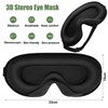 Sleeping Mask Soft Ice Silk Fabric 3D Sleeping Mask Eye