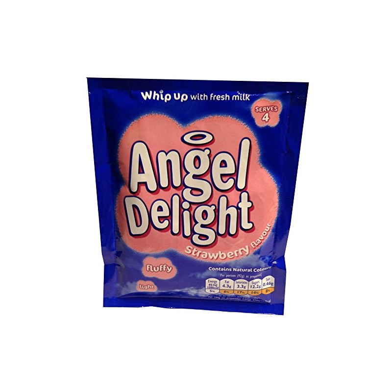 Angel Delight Strawberry Flavour, 59g (Pack of 5)
